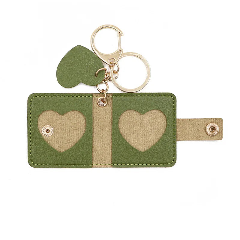 Heart Photo Wallet Keychain