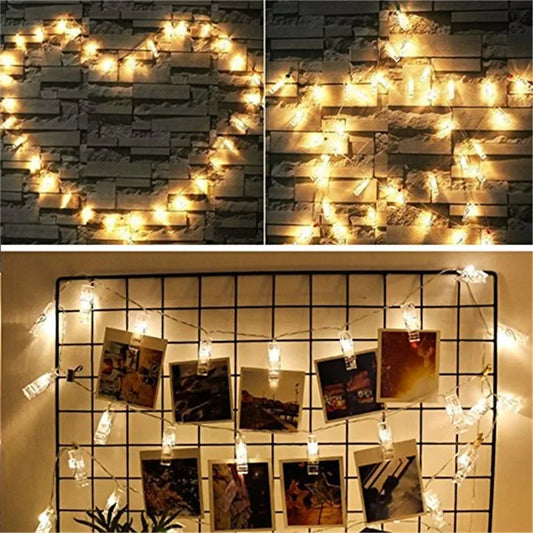 Photo Clip Fairy String Lights
