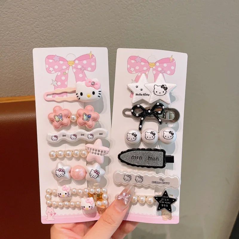 Hello Kitty Kawaii Hair Clip Set (6-Piece) 🎀