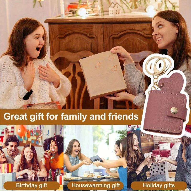 Heart Photo Wallet Keychain