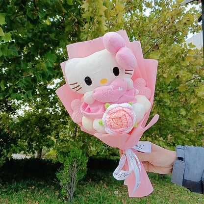 Hello Kitty Plush Rose Bouquet