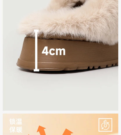 Hello Kitty Plush Slippers (Warm Cotton, Kawaii Home Slippers)