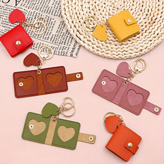 Heart Photo Wallet Keychain