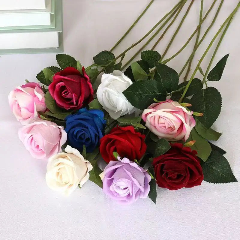 Velvet Artificial Rose Stems