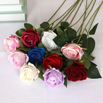 Velvet Artificial Rose Stems
