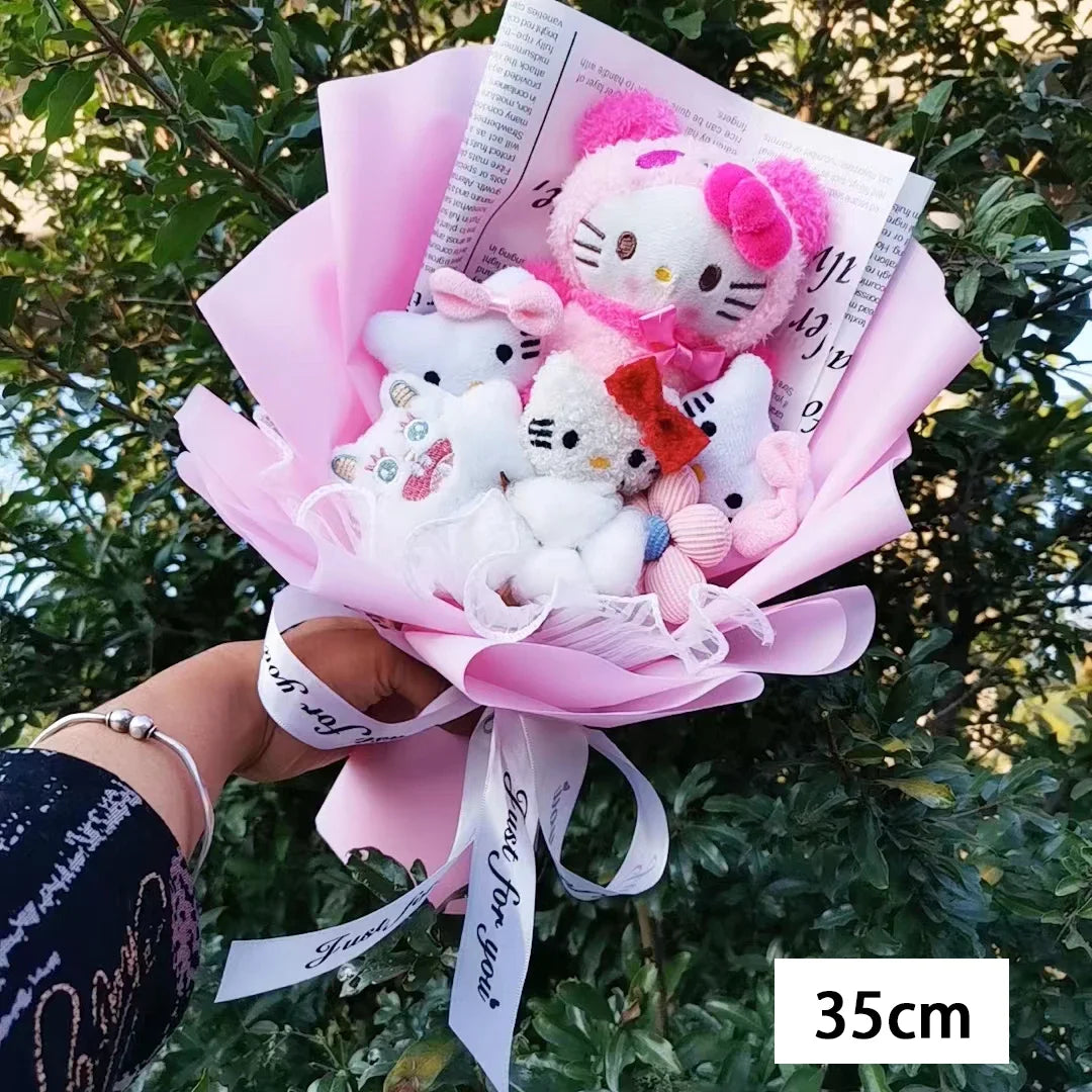 Hello Kitty Plush Rose Bouquet