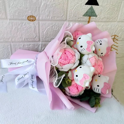 Hello Kitty Plush Rose Bouquet
