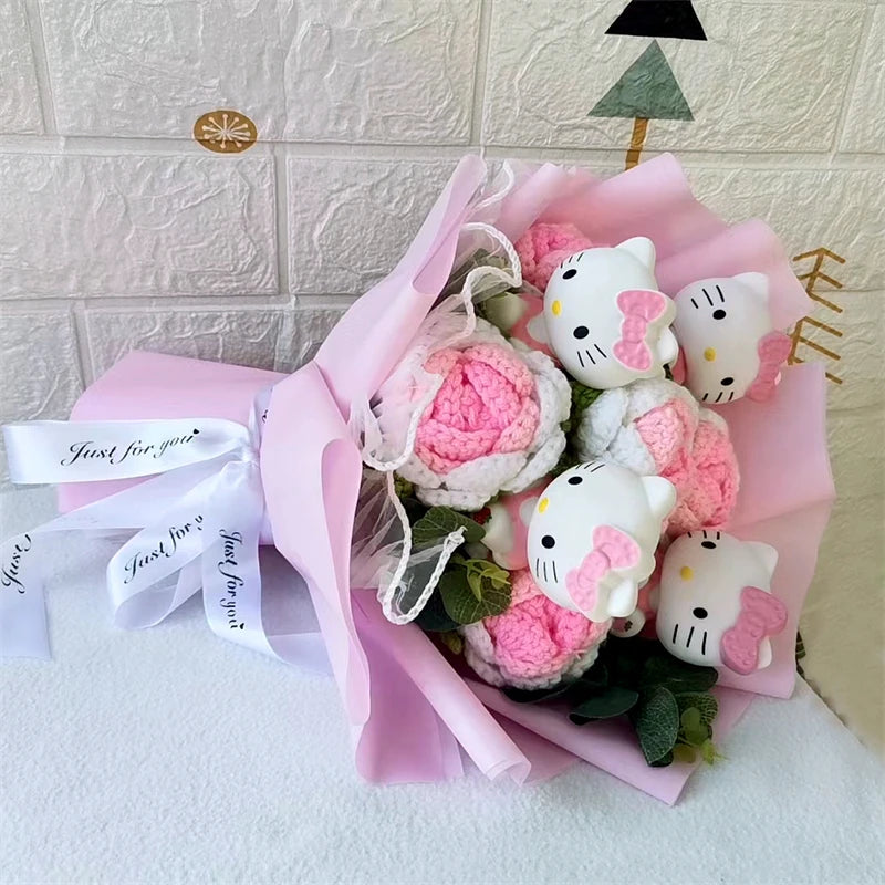 Hello Kitty Plush Rose Bouquet