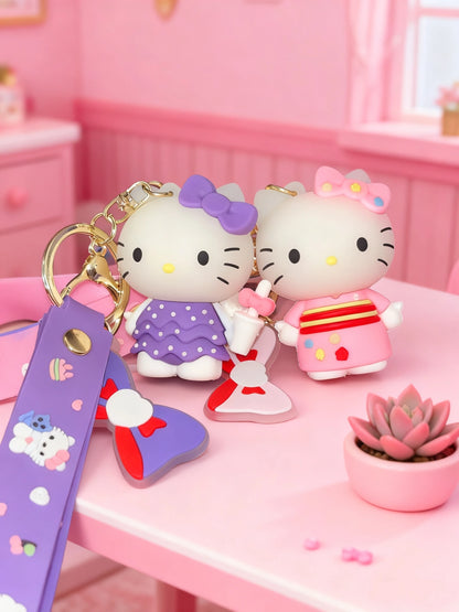 Hello Kitty Kawaii Charm Keychain & Bag Pendant 🎀