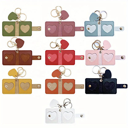 Heart Photo Wallet Keychain