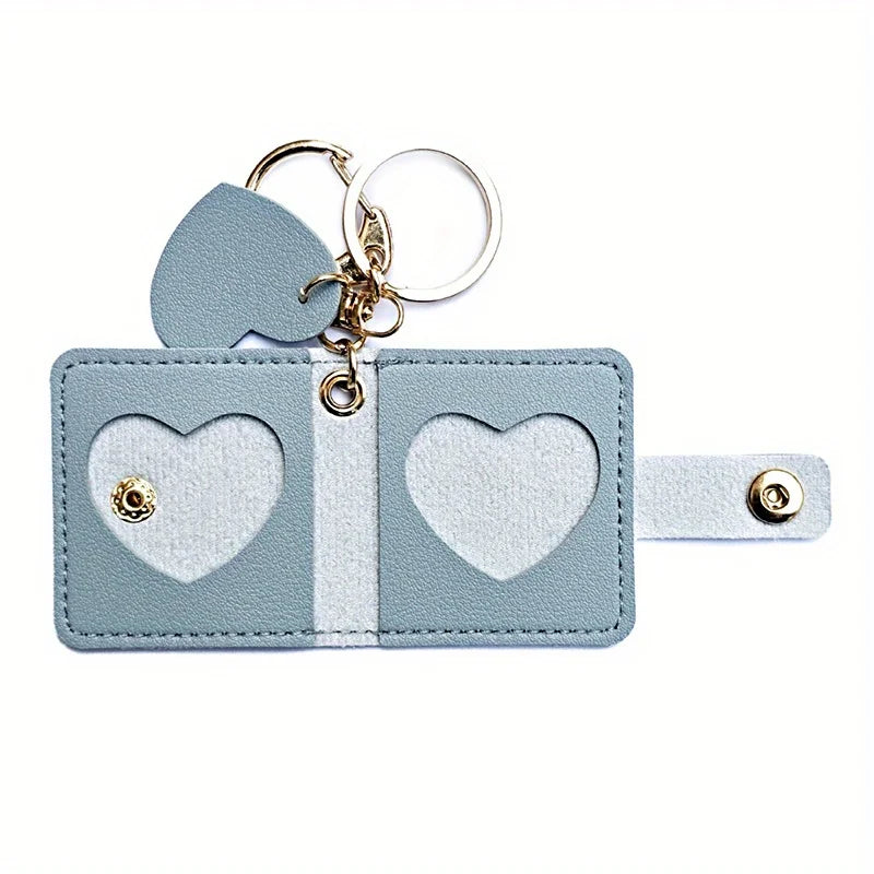 Heart Photo Wallet Keychain