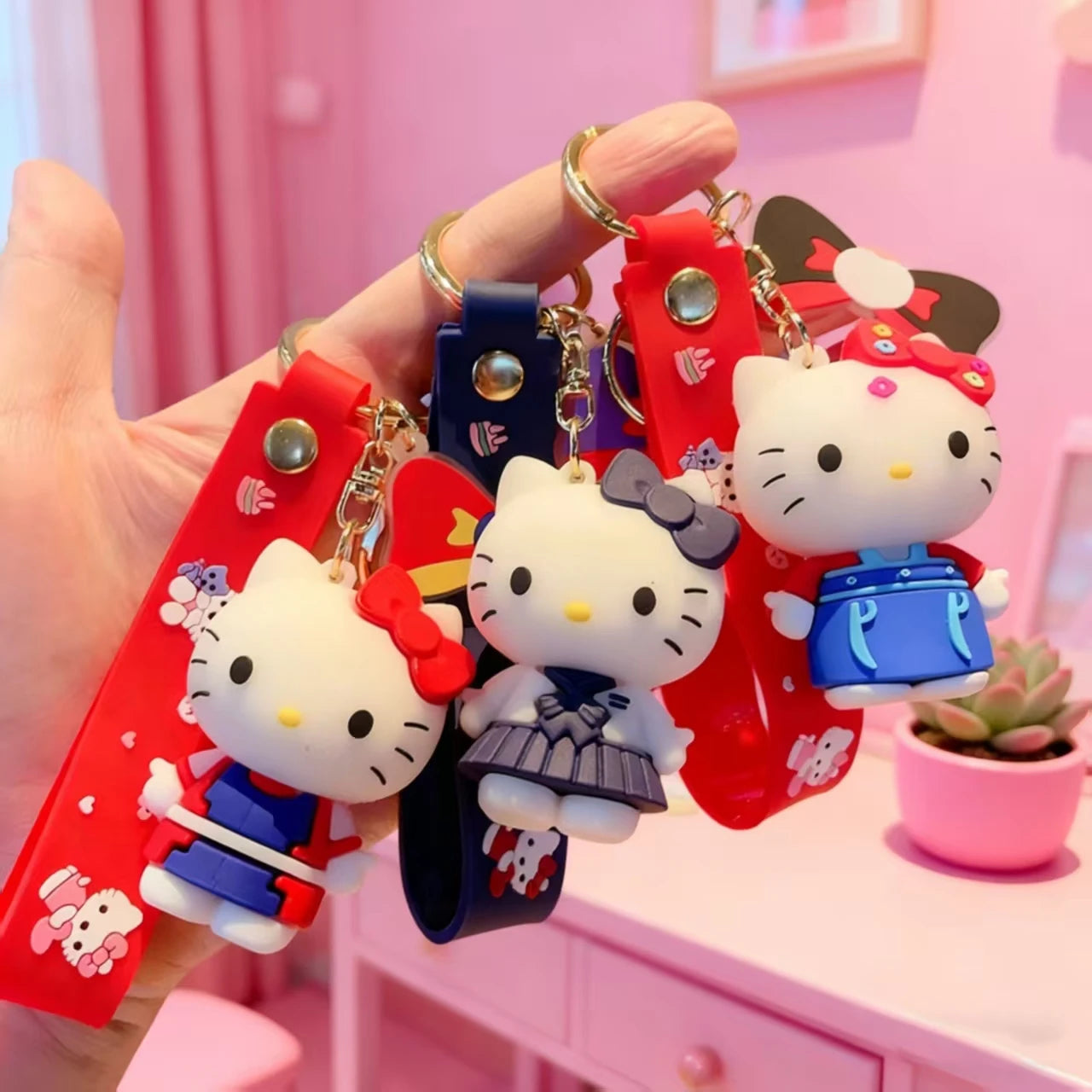 Hello Kitty Kawaii Charm Keychain & Bag Pendant 🎀