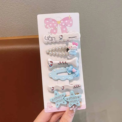 Hello Kitty Kawaii Hair Clip Set (6-Piece) 🎀