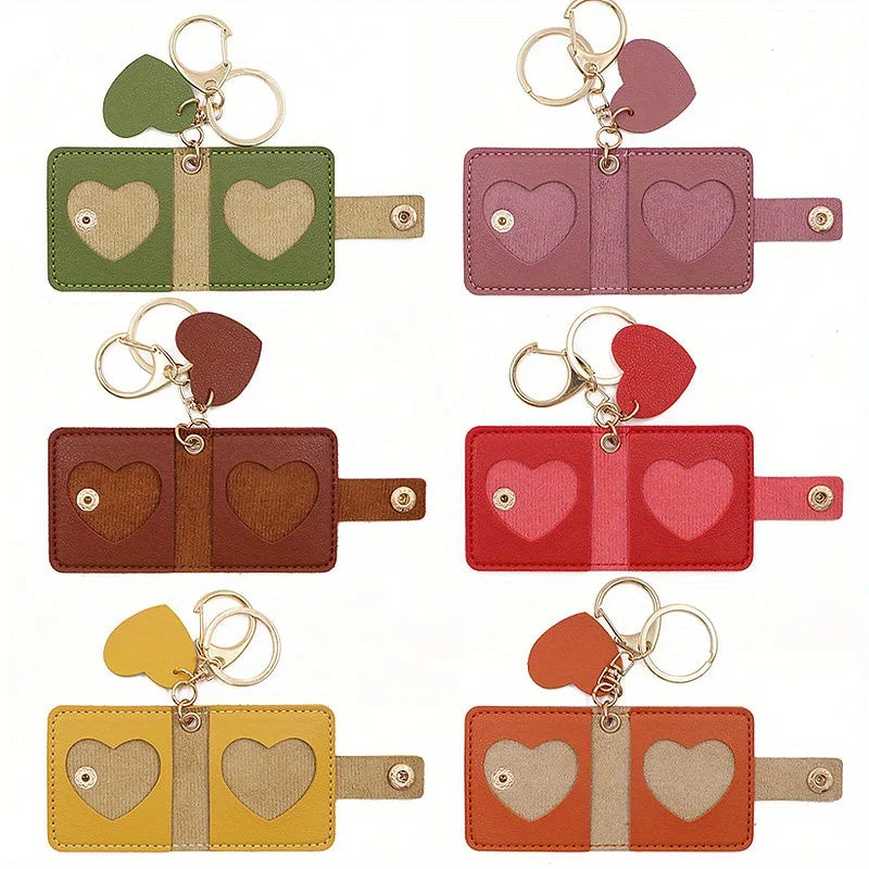 Heart Photo Wallet Keychain