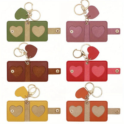 Heart Photo Wallet Keychain