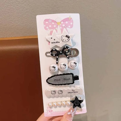 Hello Kitty Kawaii Hair Clip Set (6-Piece) 🎀