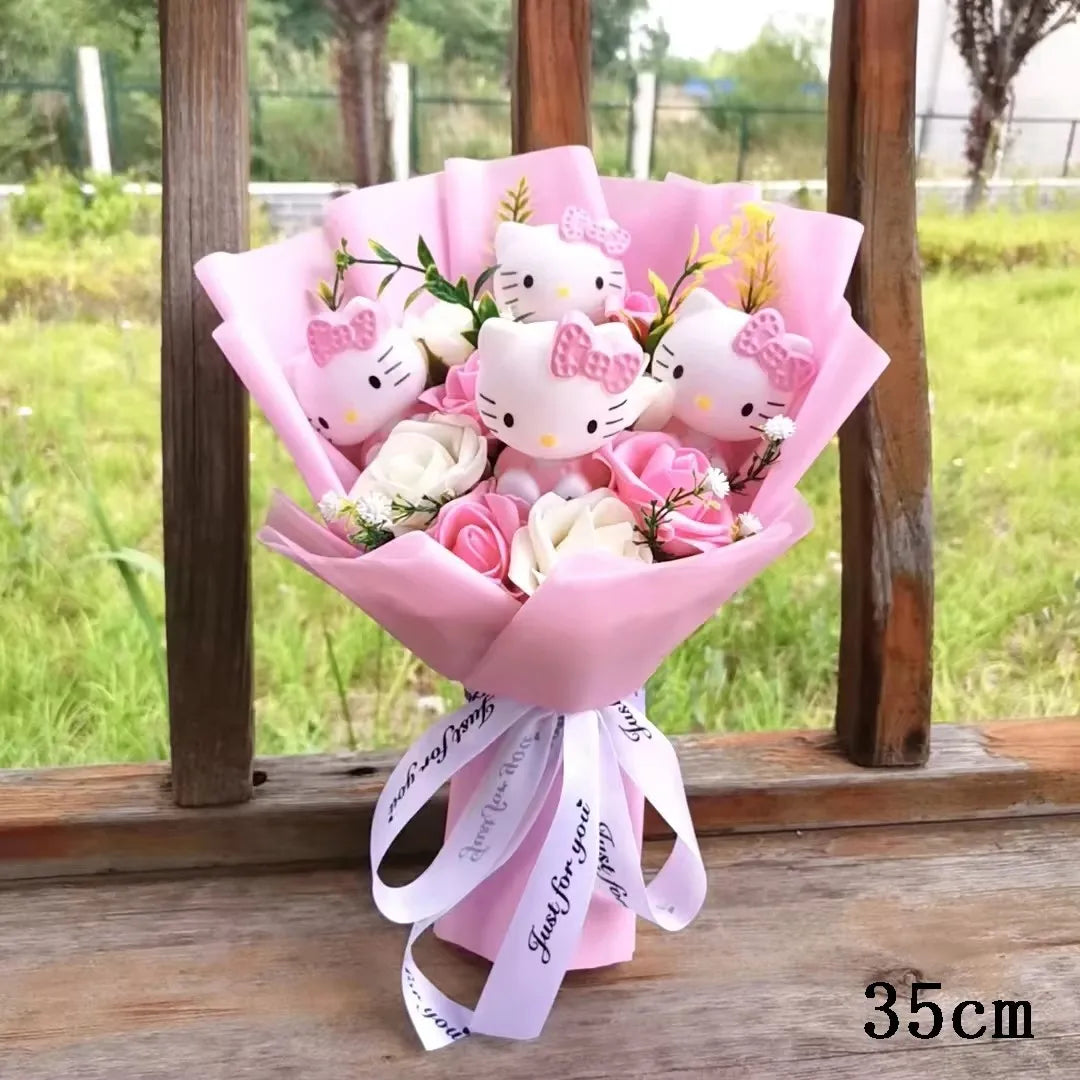 Hello Kitty Plush Rose Bouquet