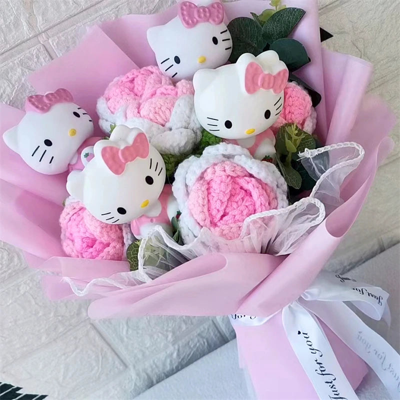 Hello Kitty Plush Rose Bouquet