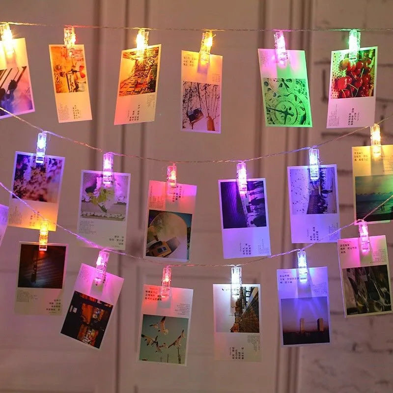 Photo Clip Fairy String Lights