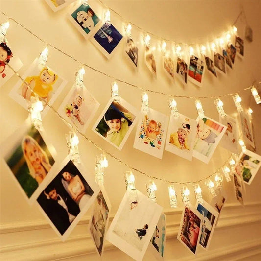Photo Clip Fairy String Lights