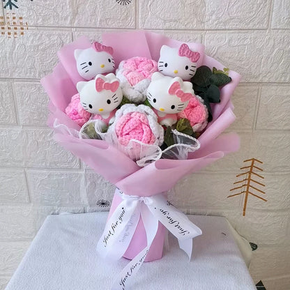 Hello Kitty Plush Rose Bouquet