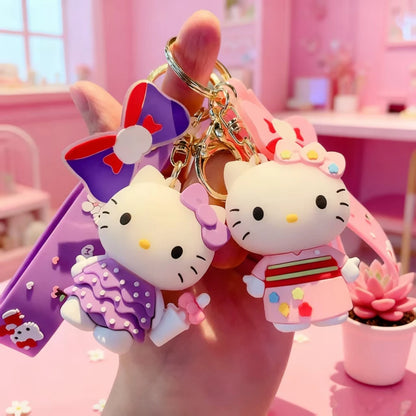 Hello Kitty Kawaii Charm Keychain & Bag Pendant 🎀