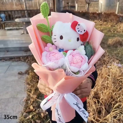 Hello Kitty Plush Rose Bouquet